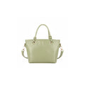 Lumo Mini Grace Oil Wax Leather Mini Tote Bag – Pistachio Green