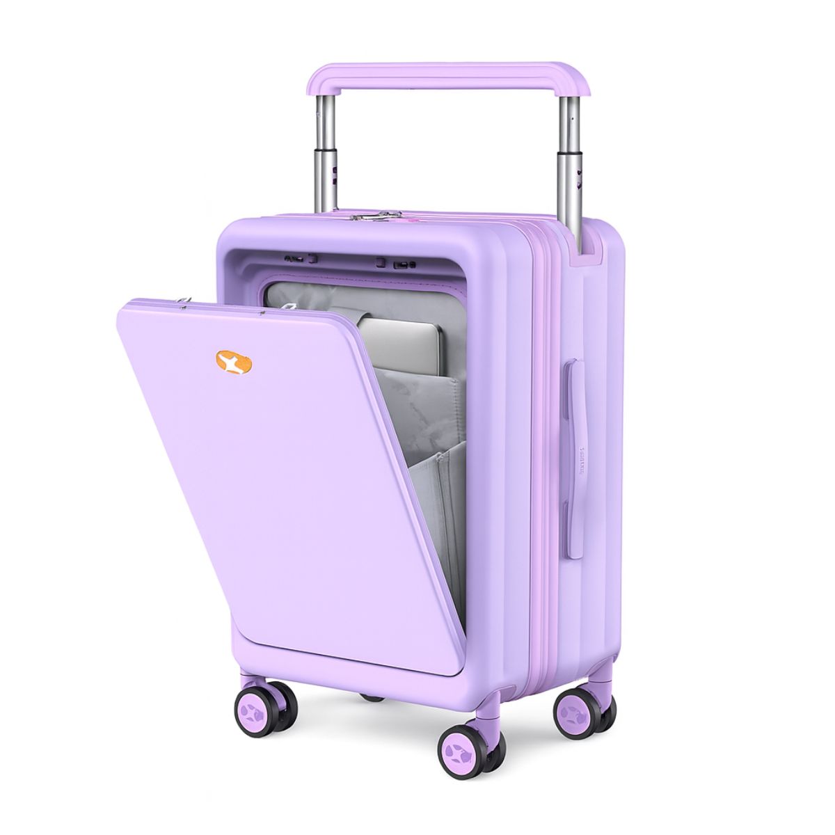 Lumo One Access 20 Inch Carry-On Suitcase – Cream Beige