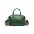 Metro Classic Full-Grain Leather Handbag - Emerald Green