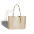 Metro Leather Tote Bag – Apricot Beige