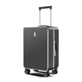 Nordiva Classic 20 Inch Dark Grey Carry-On Suitcase