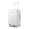 Nordiva Classic 20 Inch Pure White Carry-On Suitcase