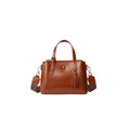 Retro Muse Oil Wax Leather Tote Bag – Caramel Brown