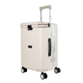 TravelNest 20 Inch Kids Ride-On Folding Suitcase – Beige