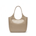 Urban Elegance Beige Leather Tote Bag – Large Everyday Handbag NZ