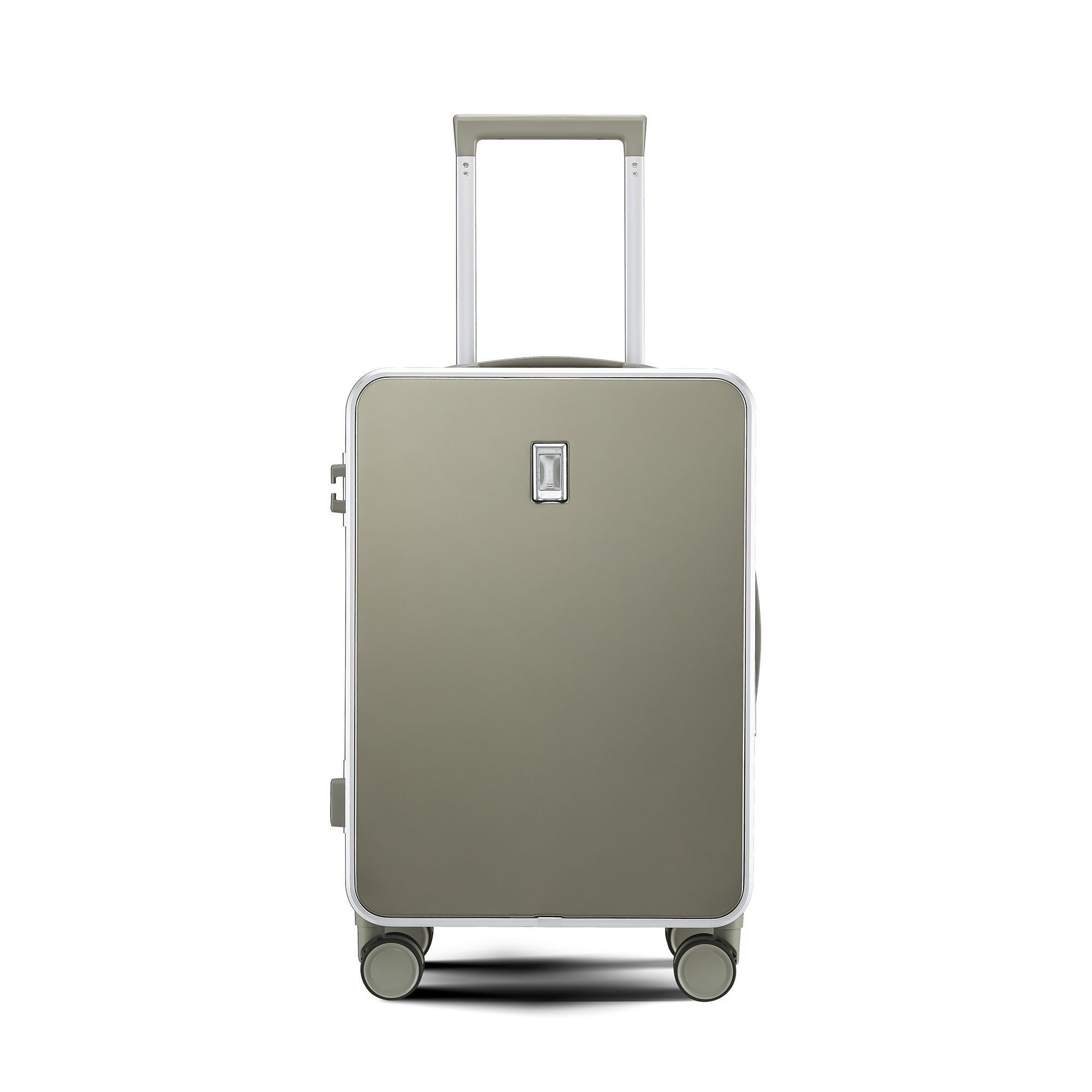 Nordiva Classic 24 Inch Titanium Silver Check-In Suitcase