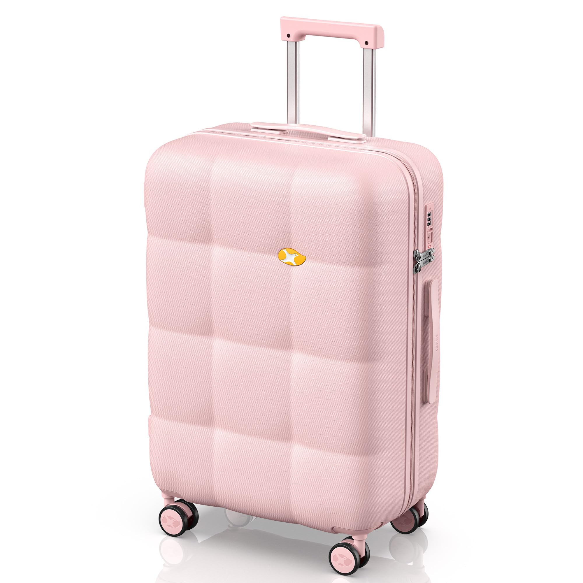 CloudLite 24 Inch Carry-On Luggage – Blush Pink