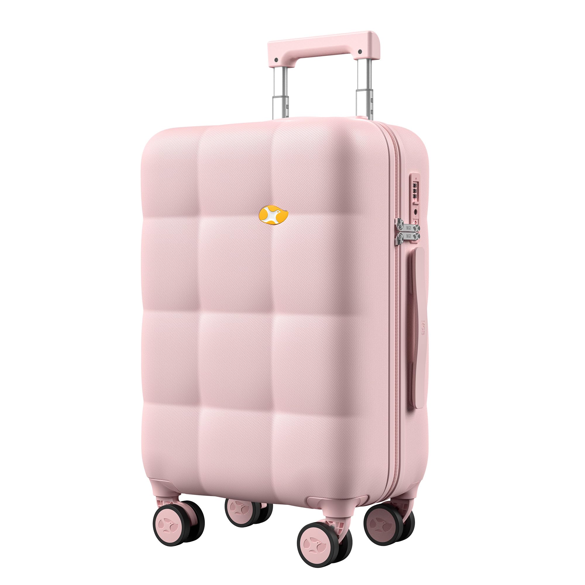 CloudLite 20-Inch Carry-On Suitcase – Blush Pink