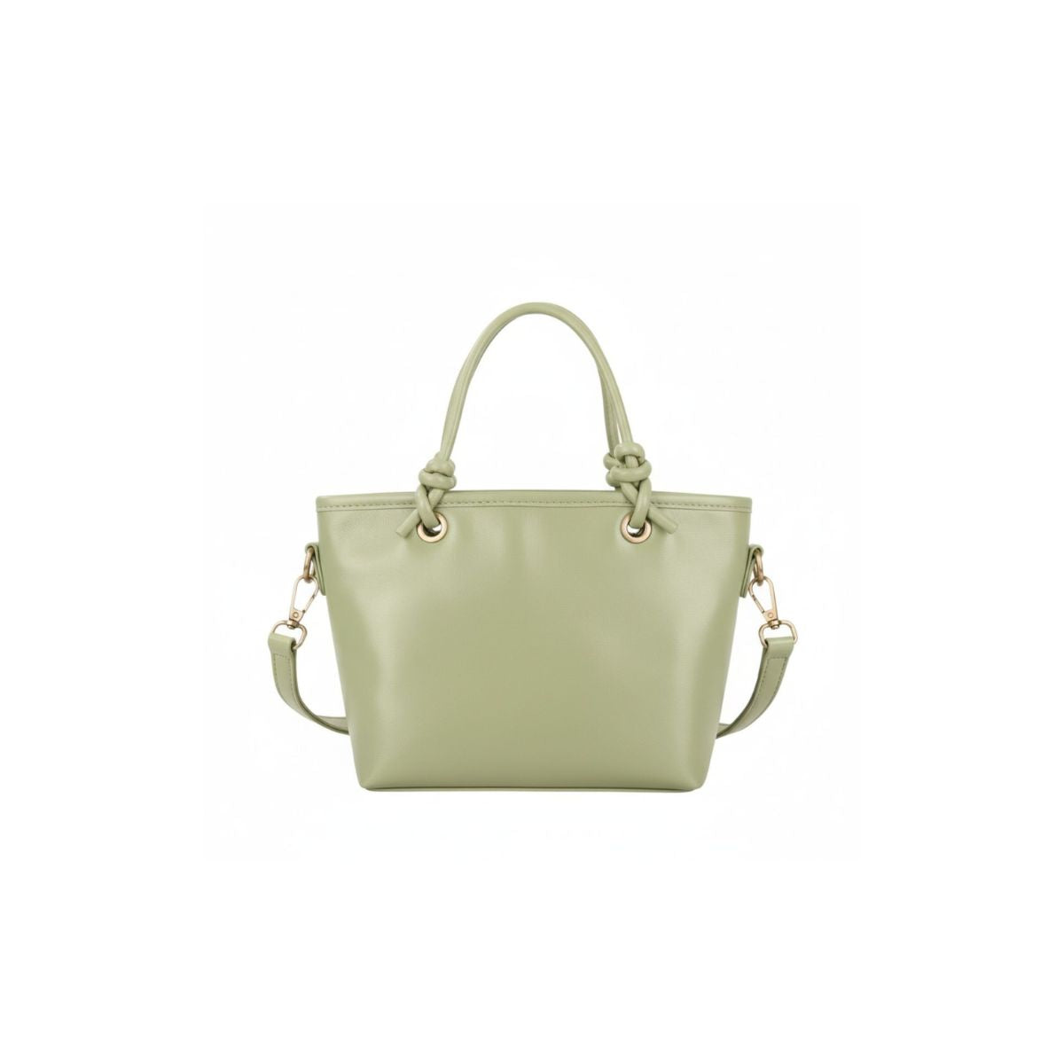 Lumo Mini Grace Oil Wax Leather Mini Tote Bag – Pistachio Green