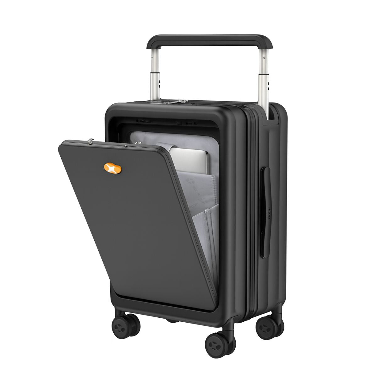 Lumo One Access 20 Inch Carry-On Suitcase – Jet Black