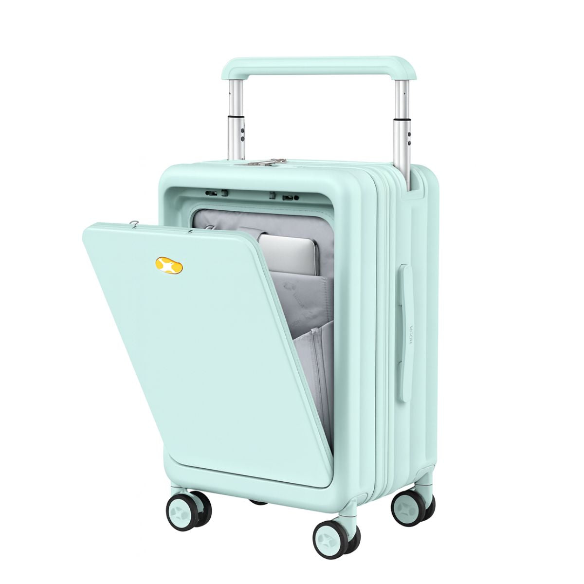 Lumo One Access 20 Inch Carry-On Suitcase – Mint Green