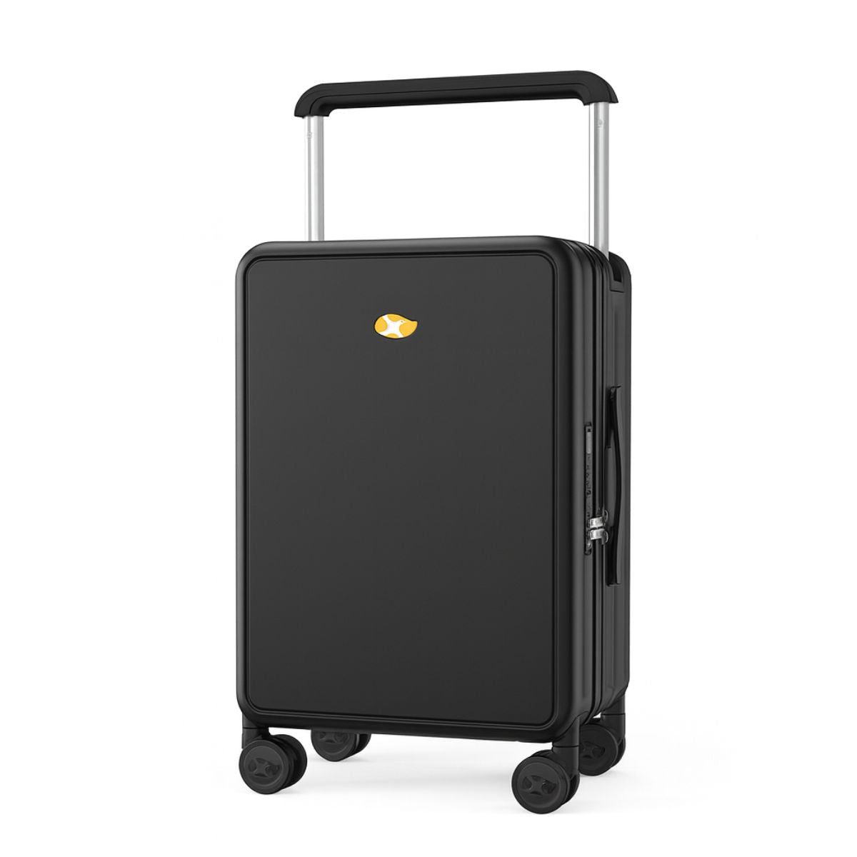 Lumo One 20 Inch Carry-On Suitcase – Jet Black