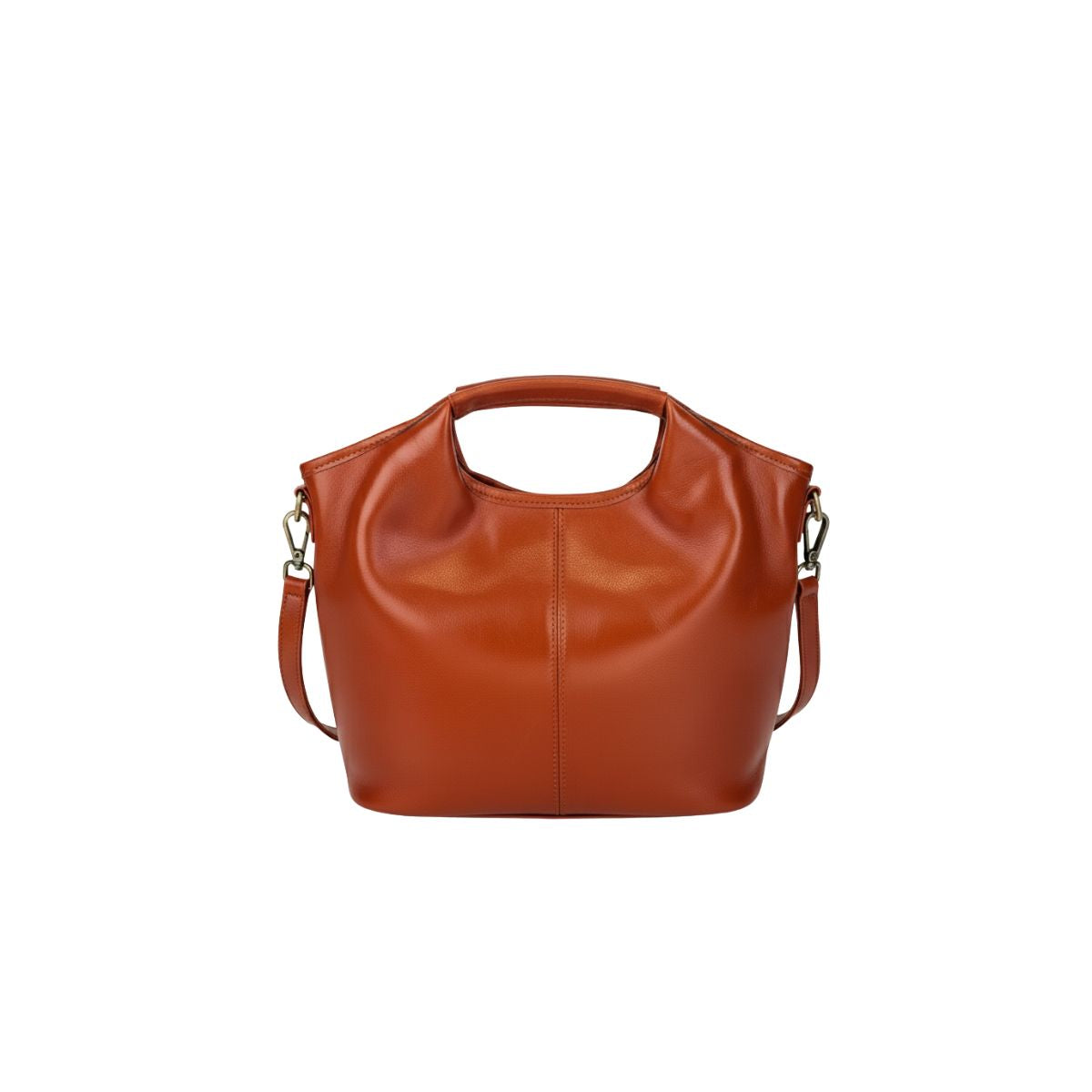 Retro Grace Sunset Yellow Leather Tote Crossbody Bag – Bright Soft Vintage Shoulder Bag
