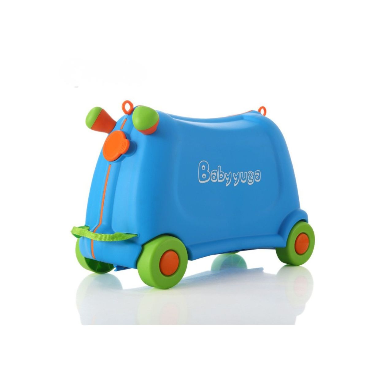 RideGo Kids Ride-On Suitcase – Blue