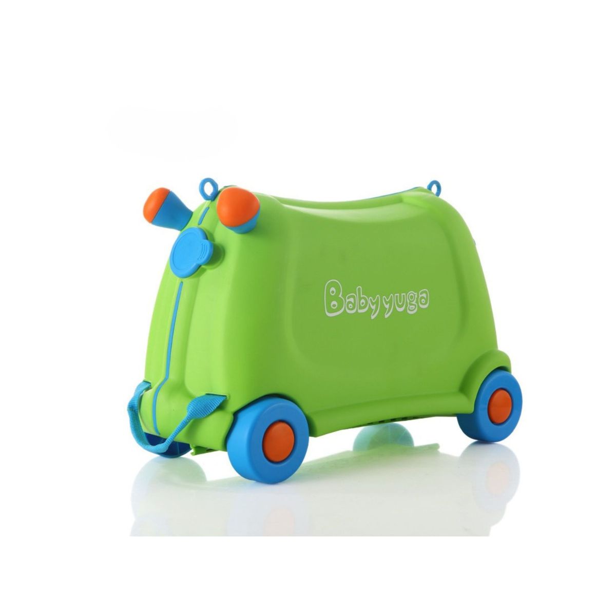 RideGo Kids Ride-On Suitcase – Green