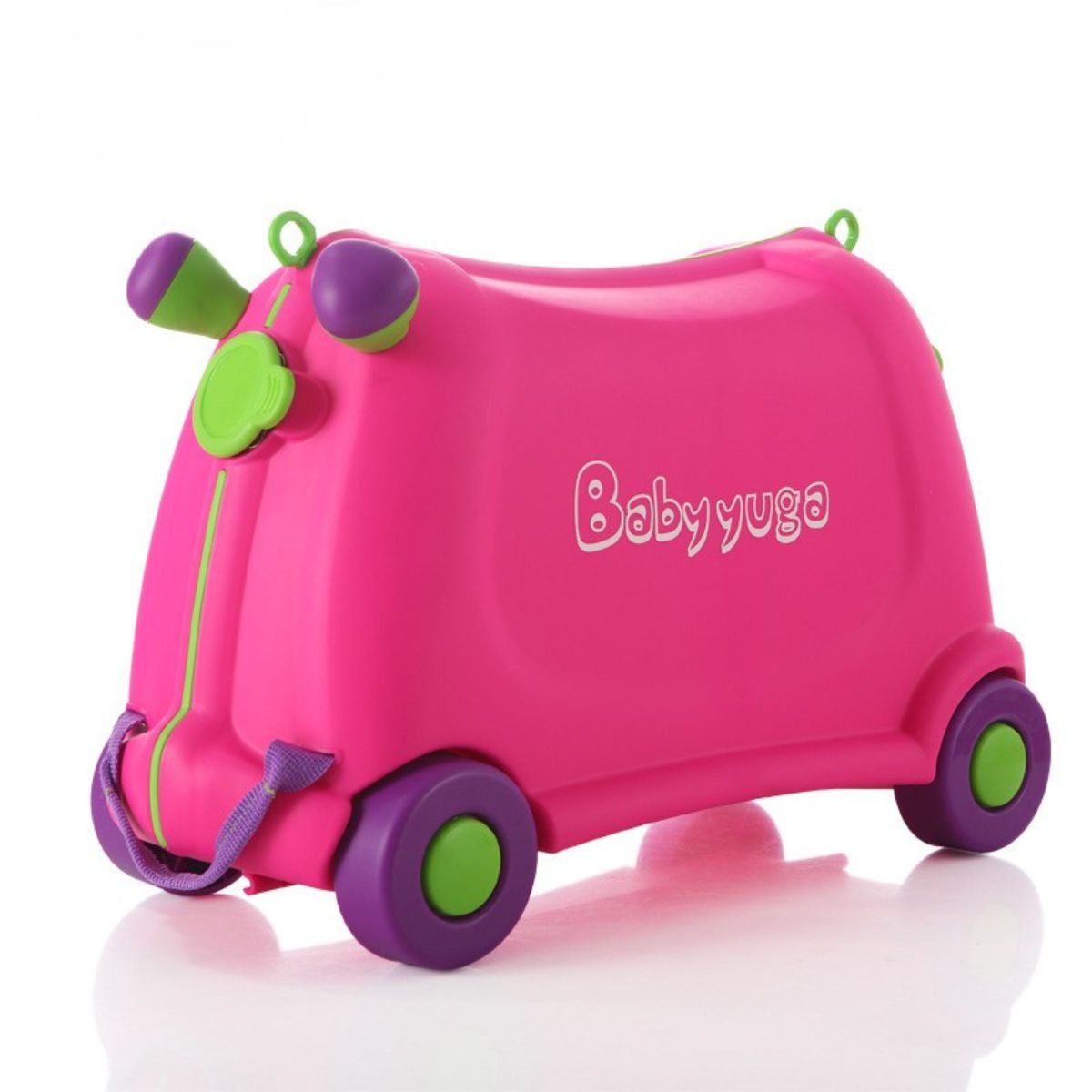 RideGo Kids Ride-On Suitcase – Green