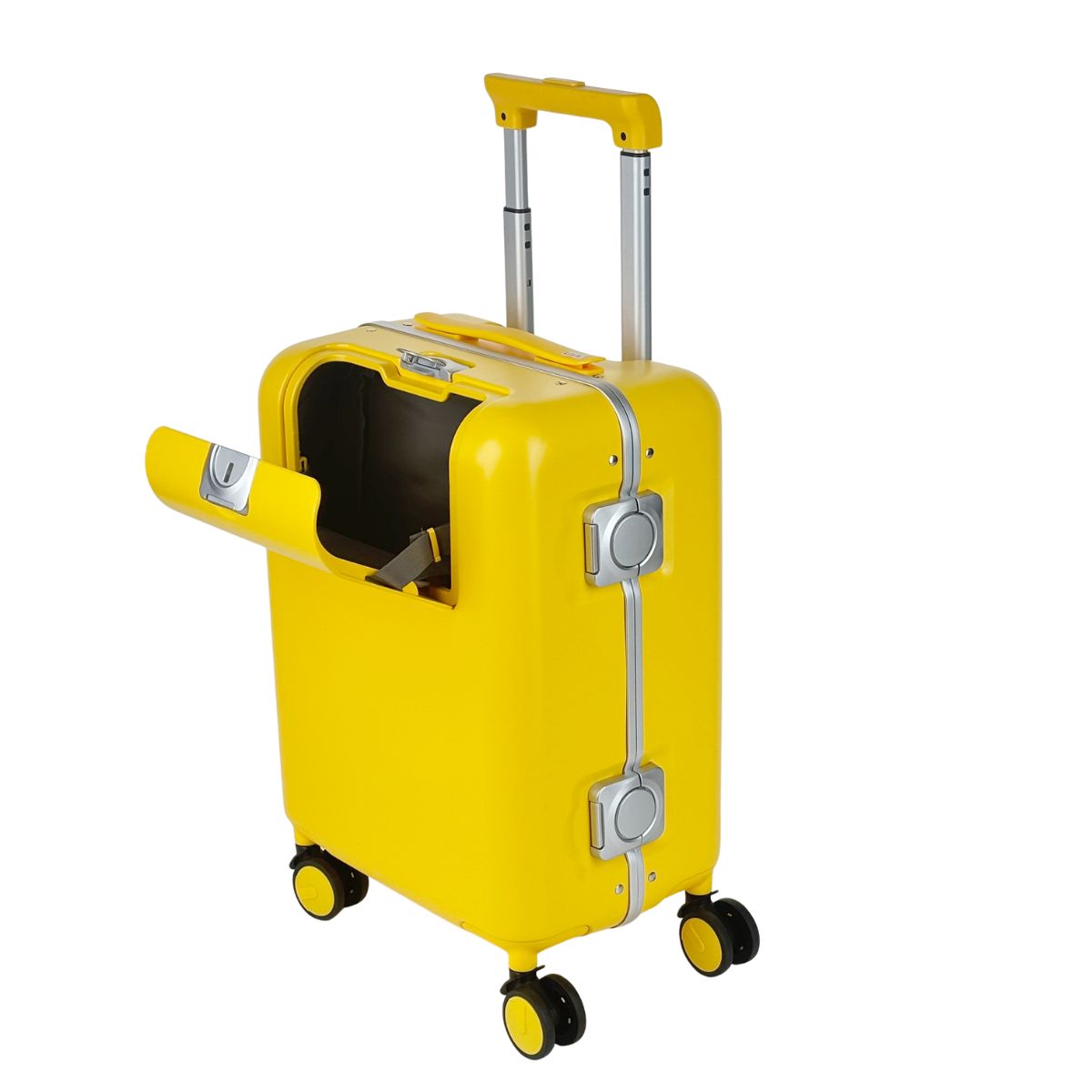 SunnyPals 18 Inch Kids Carry-On Suitcase – Lemon Yellow