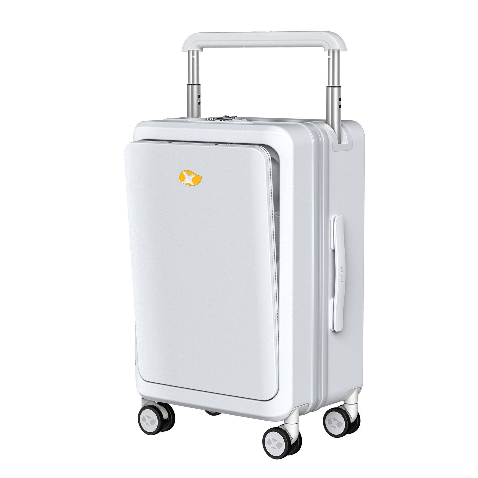 Travo One Access 20 Inch Carry-On Suitcase – Cocoa White