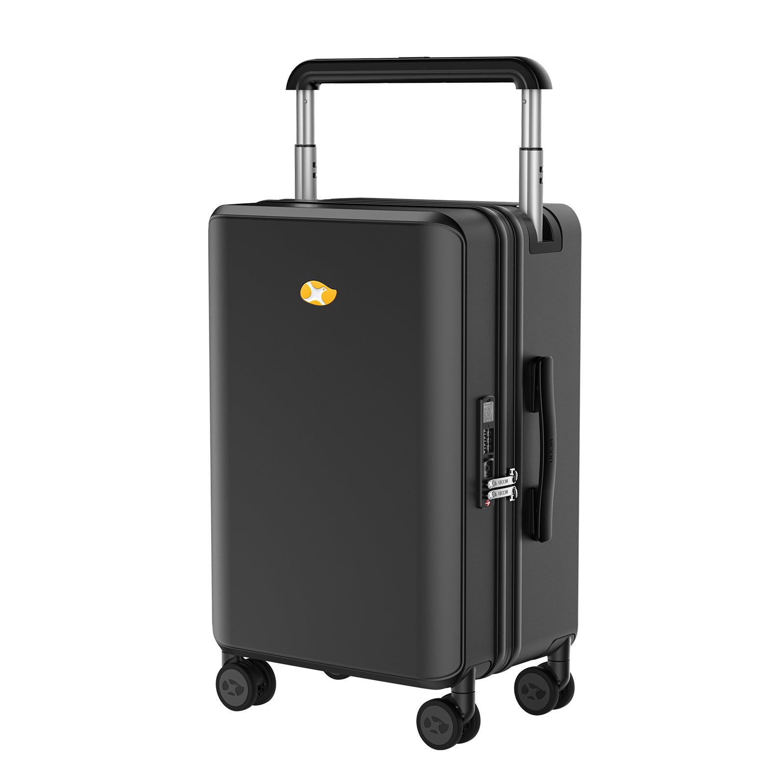 Travo One 20 Inch Lightweight Carry-On Suitcase – Classic Black
