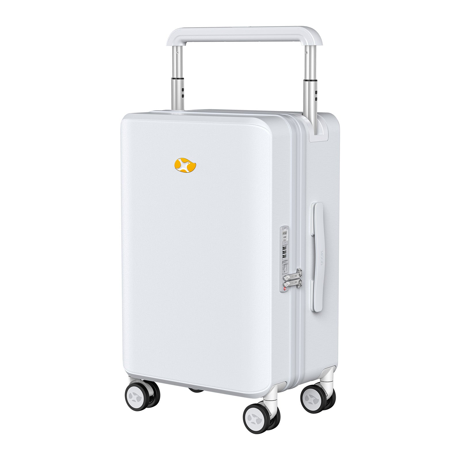 Travo One 20 Inch Lightweight Carry-On Suitcase – Cocoa White